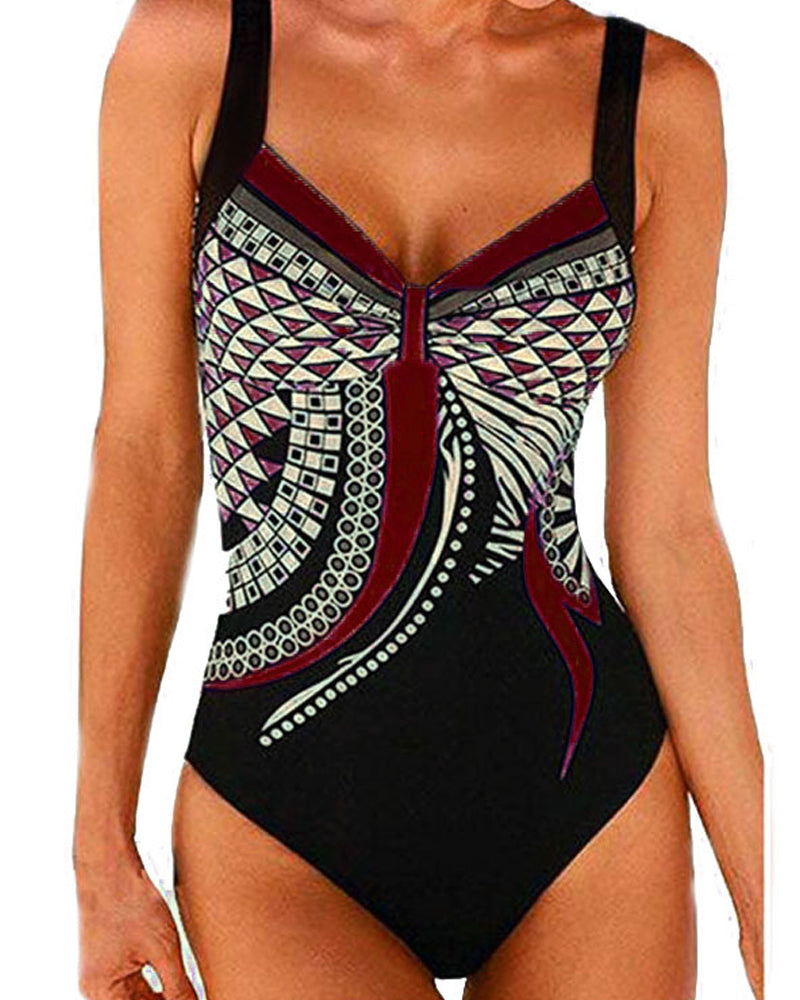 Laila™ - One piece patterned swimsuit