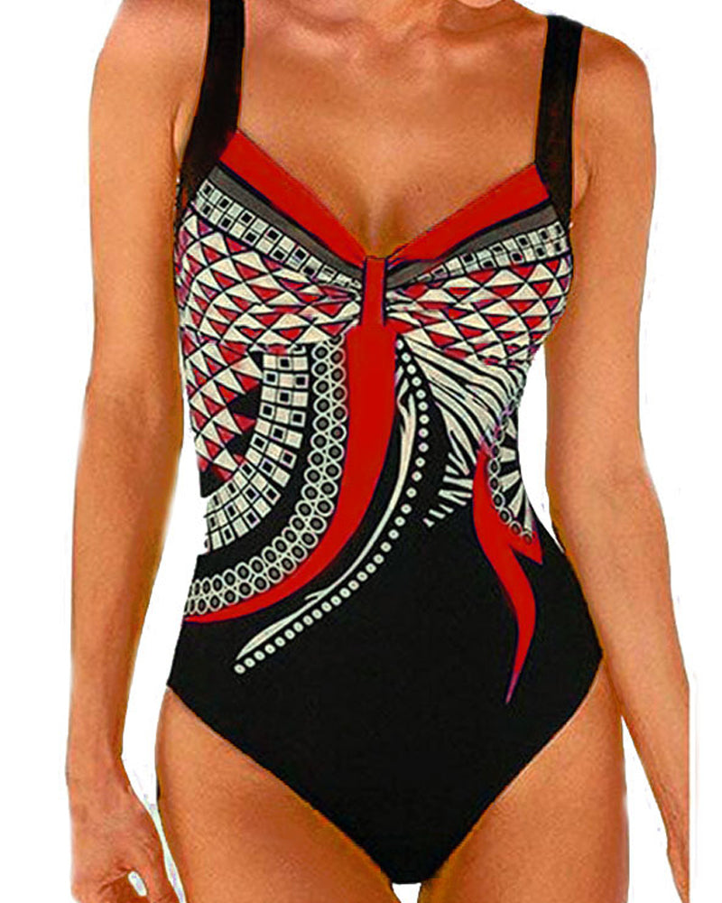 Laila™ - One piece patterned swimsuit