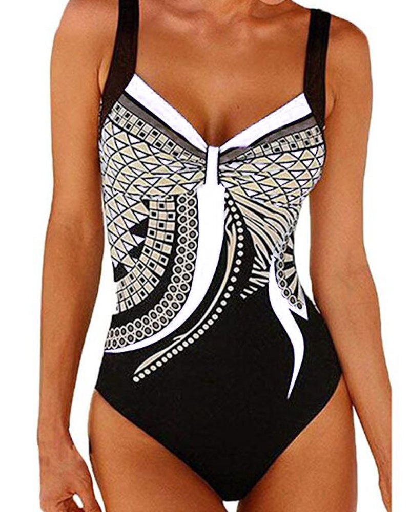 Laila™ - One piece patterned swimsuit