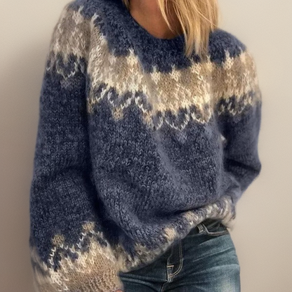 Isabelle™ | Elegant and comfortable jacquard jumper